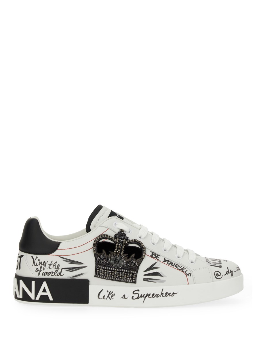 SNEAKER PORTFINO IN PELLE