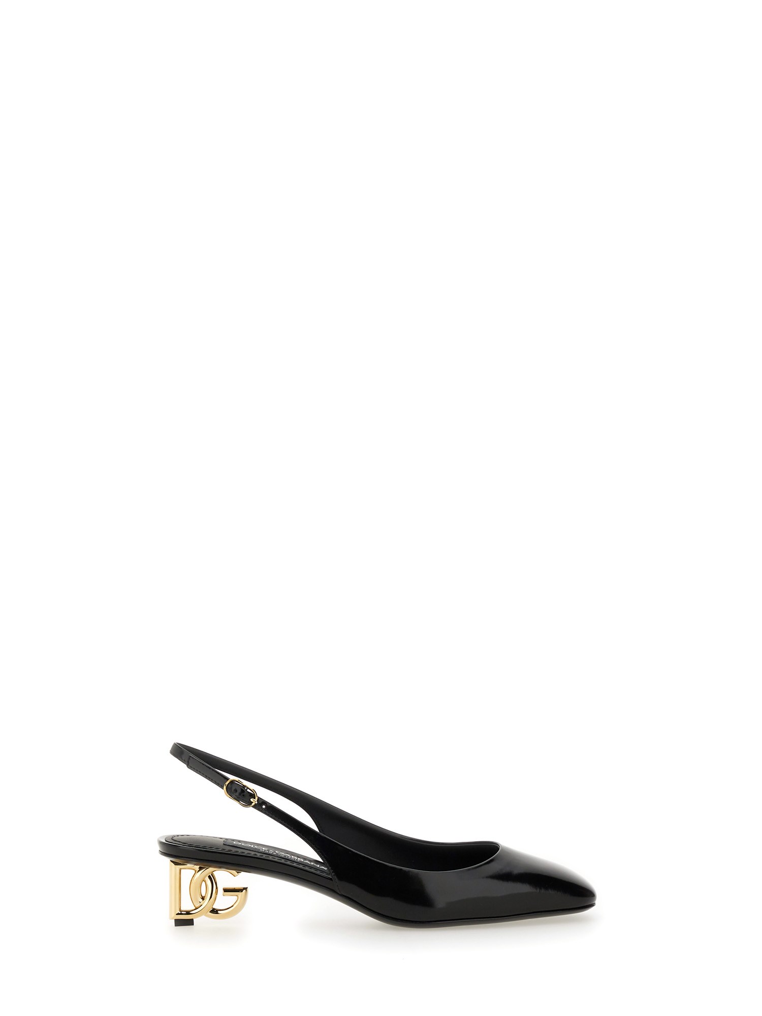 Dolce & Gabbana 40mm Logo-heel Pumps In Black
