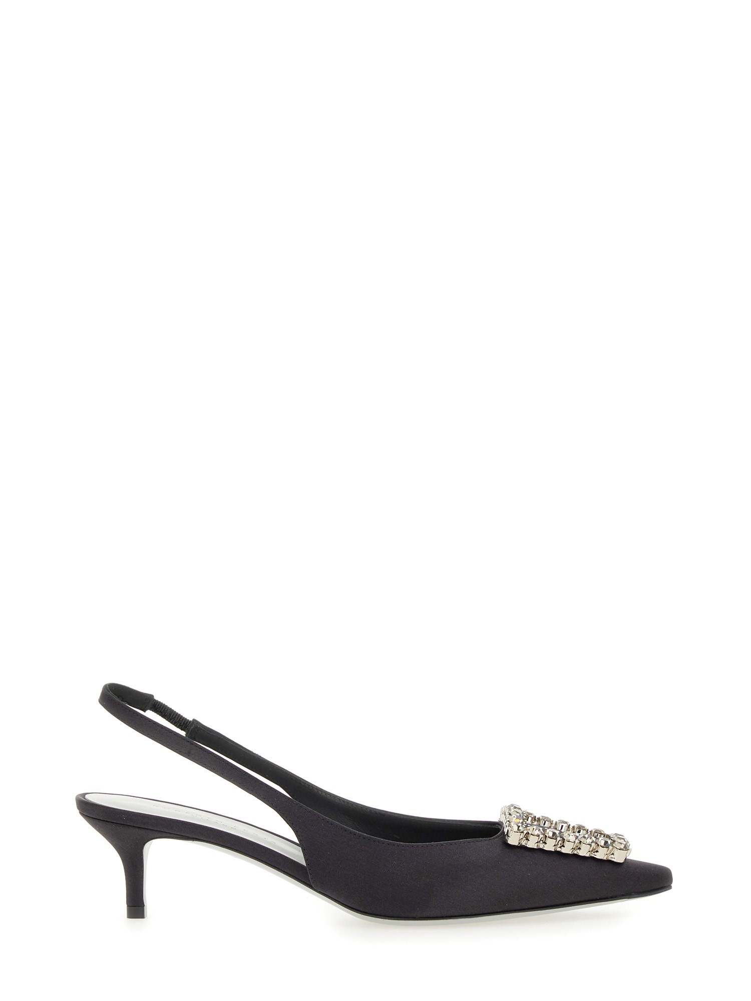 Shop Roberto Festa Slingback "futura" In Black