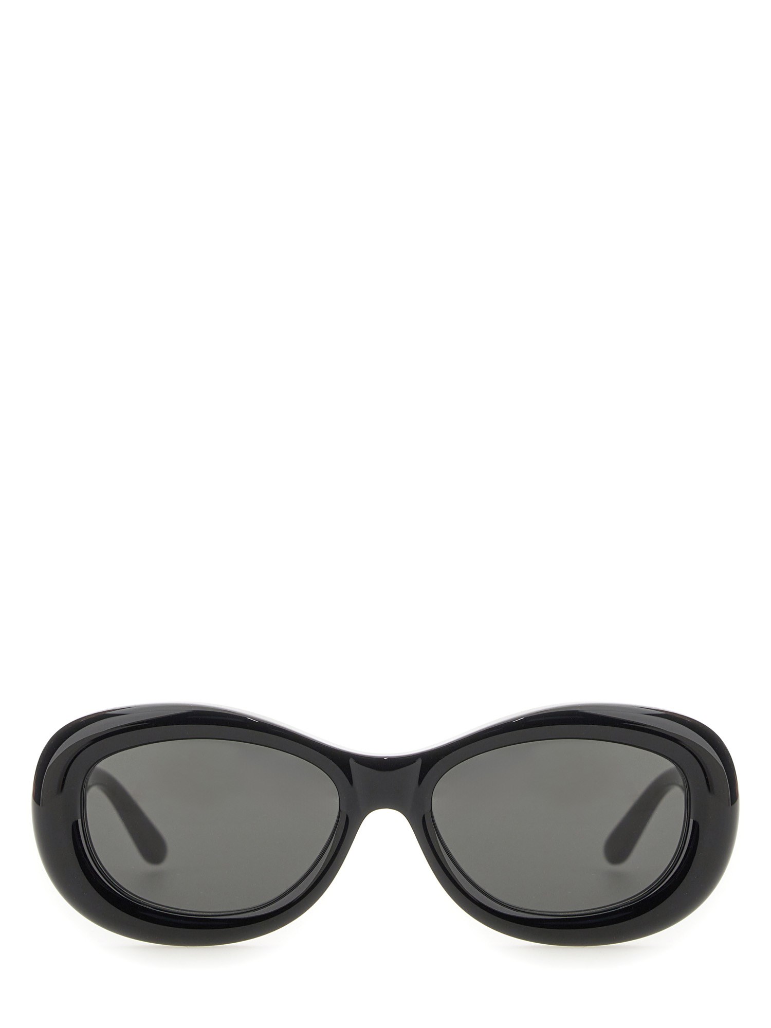 Courrèges Courregès Oval Frame Sunglasses In Black