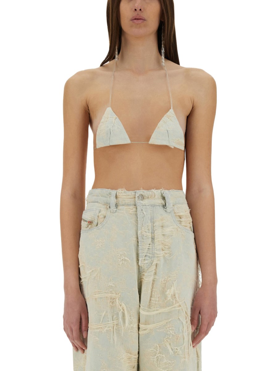 TOP IN DENIM JACQUARD