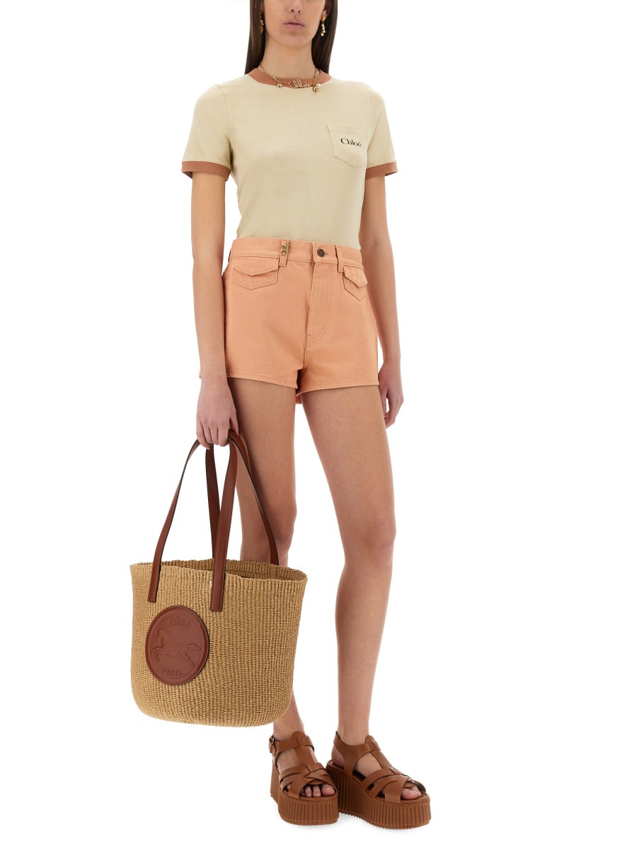 SHORTS IN COTONE