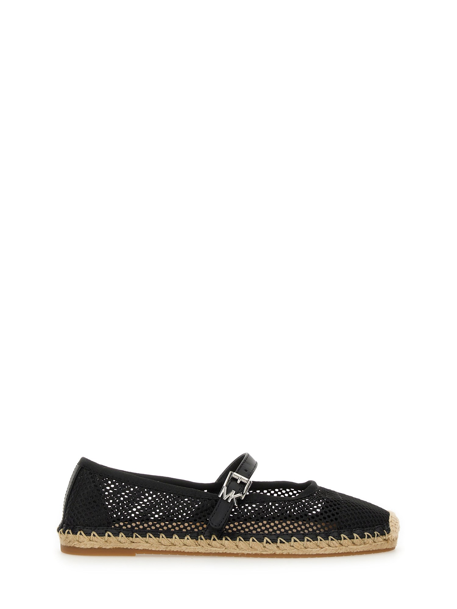 Michael Michael Kors Espadrille Ballet "lynn" In Black