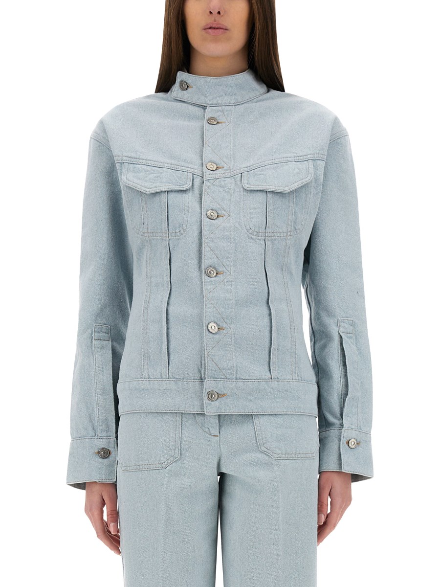 GIACCA IN DENIM SCULPTURAL