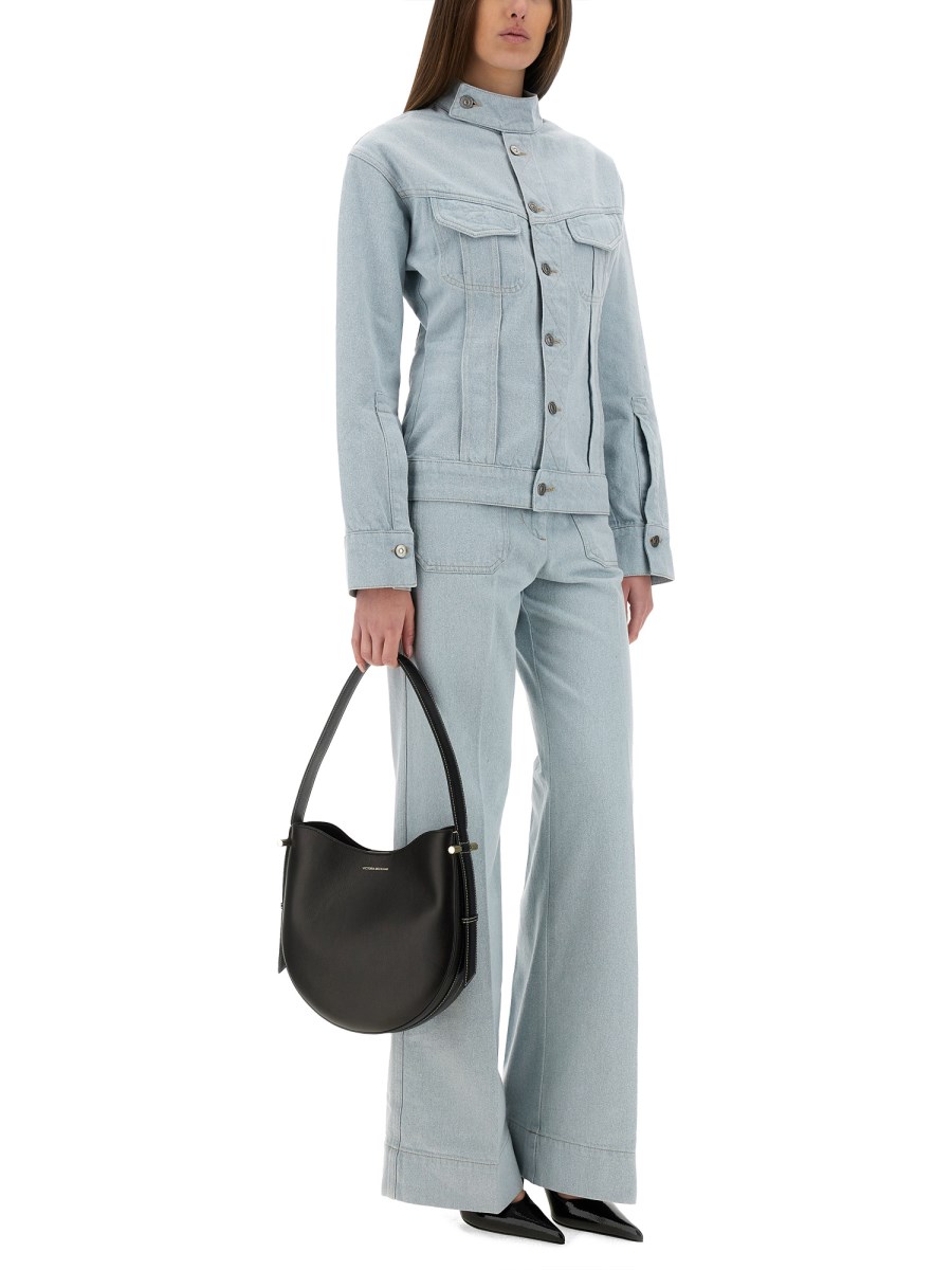 GIACCA IN DENIM SCULPTURAL