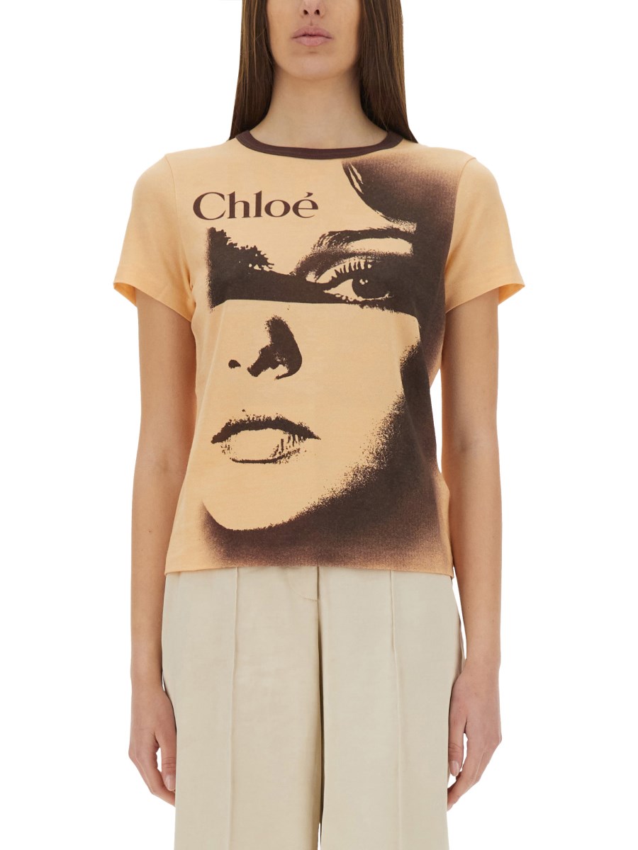 T-SHIRT CON LOGO IN JERSEY DI COTONE