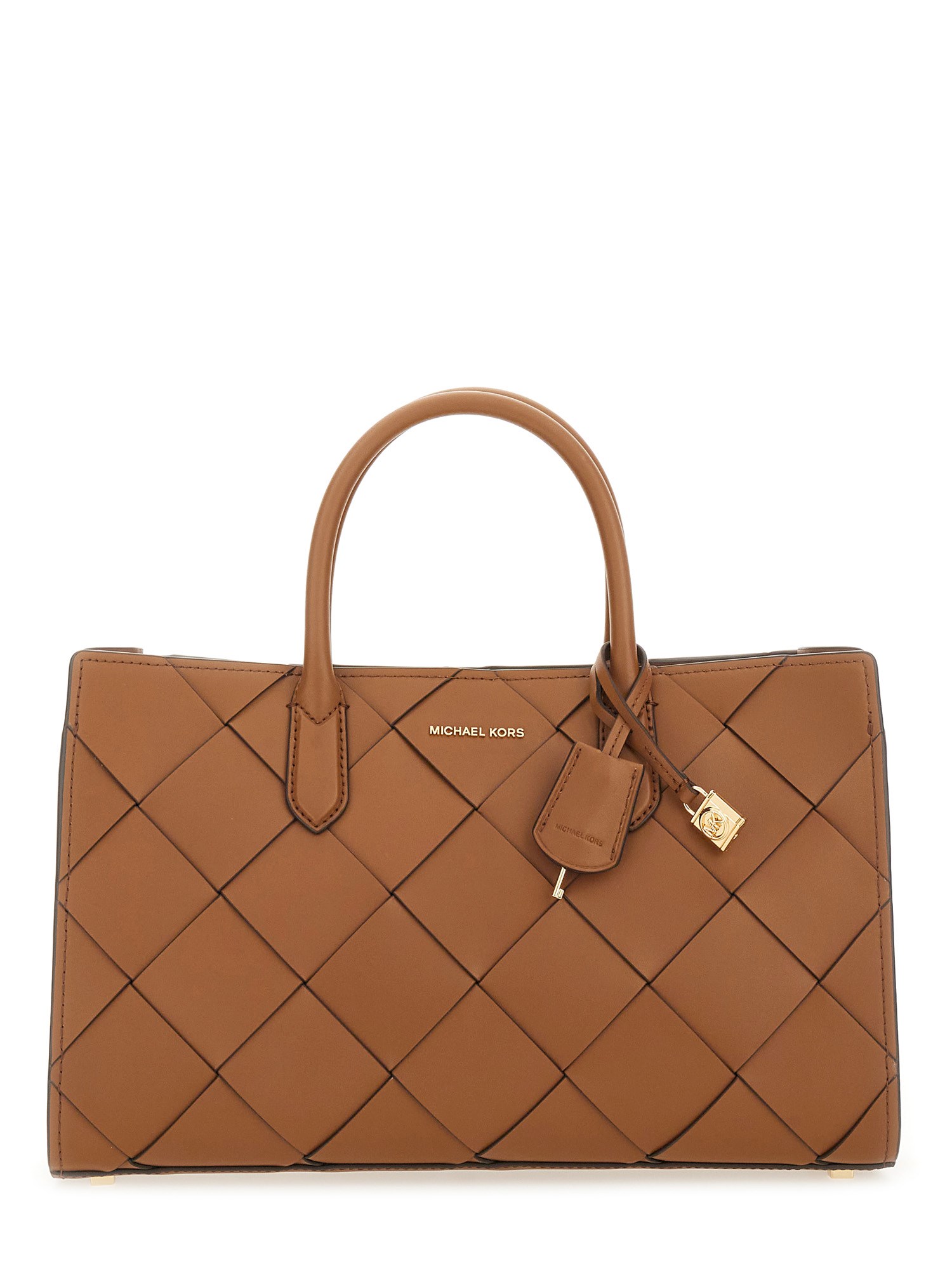 Shop Michael Michael Kors Handbag "scarlett" Medium In Buff