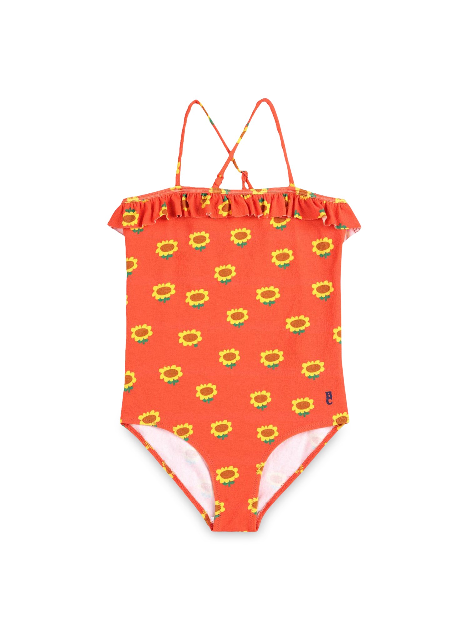 bobo choses girl interoperability costume with sunflowers all over