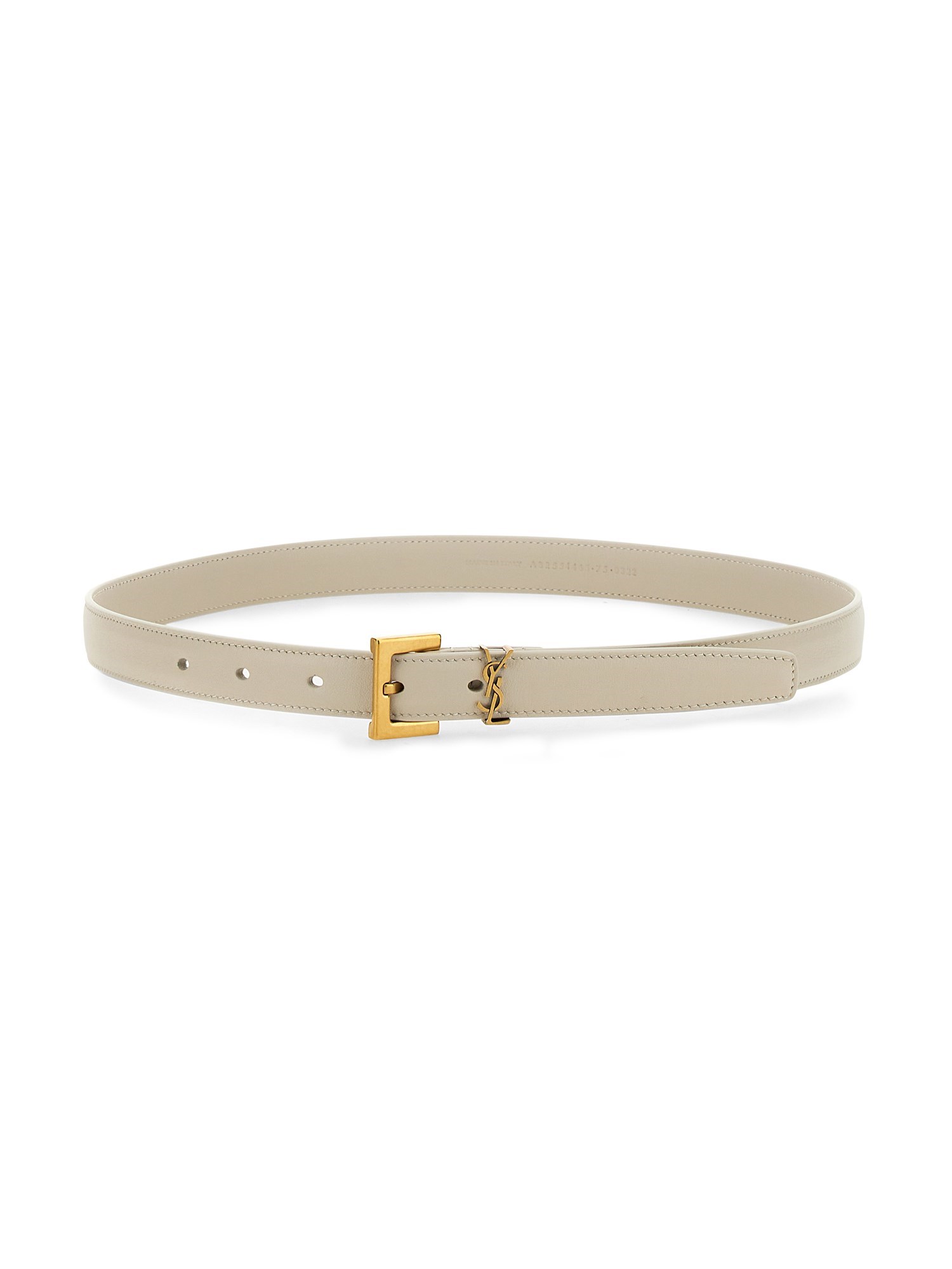 Thin "cassandras" belt - saint laurent - Modalova
