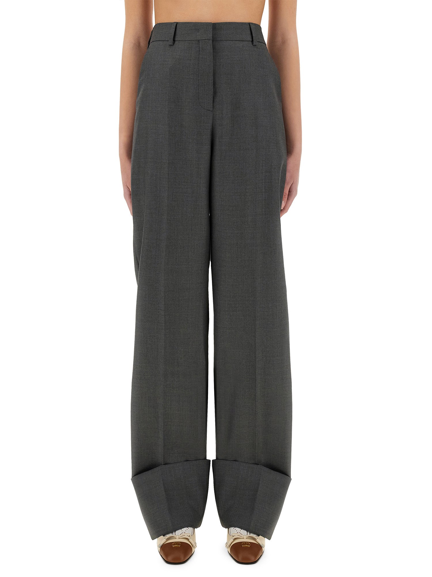 VALENTINO VIRGIN WOOL PANTS 