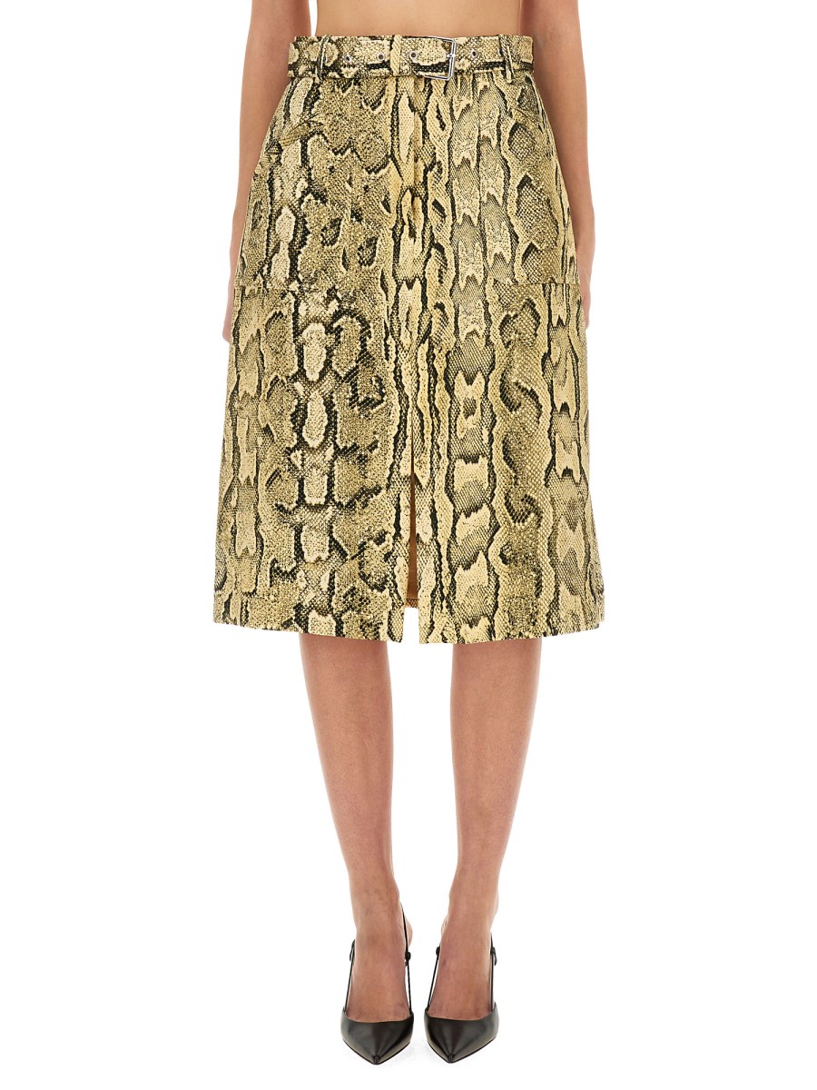 GONNA CON MOTIVO ANIMALIER