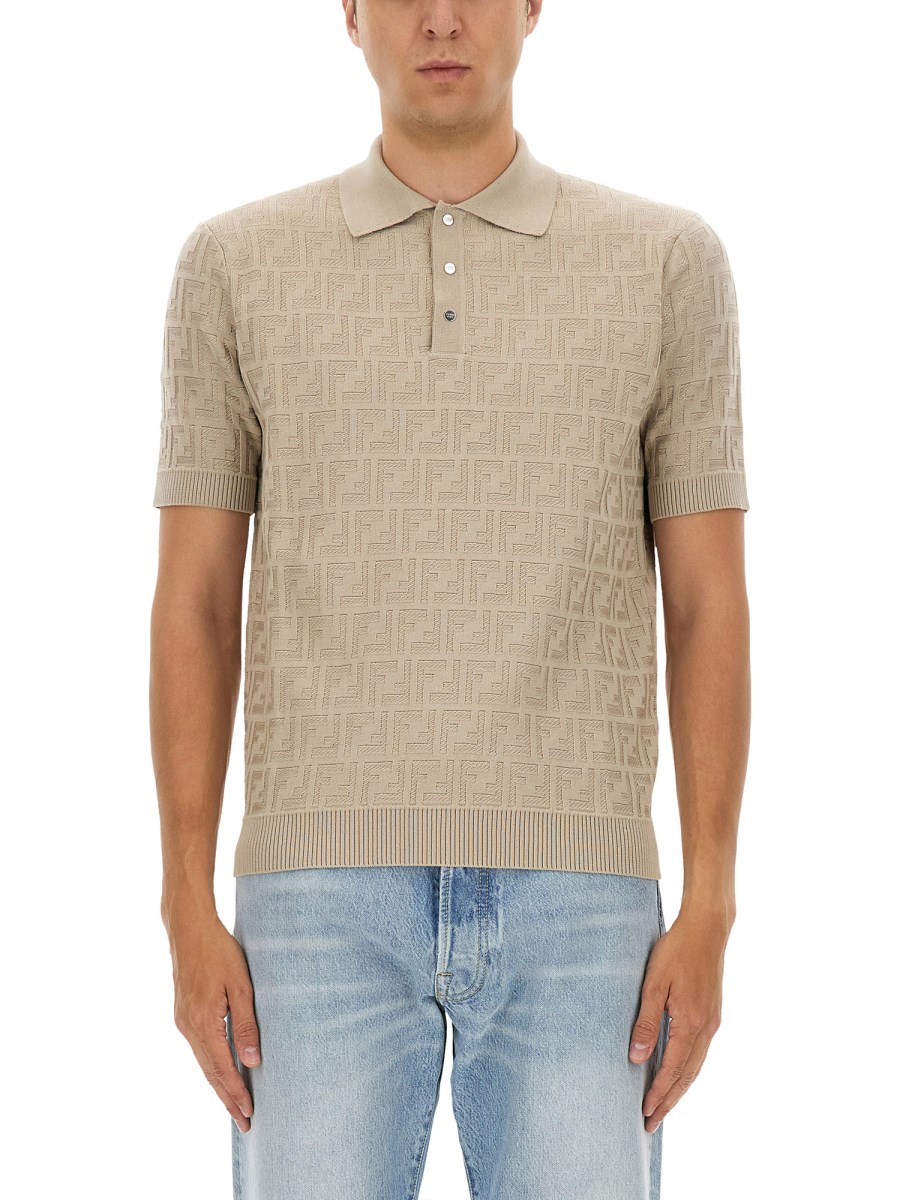 POLO IN MAGLIA DI COTONE FF