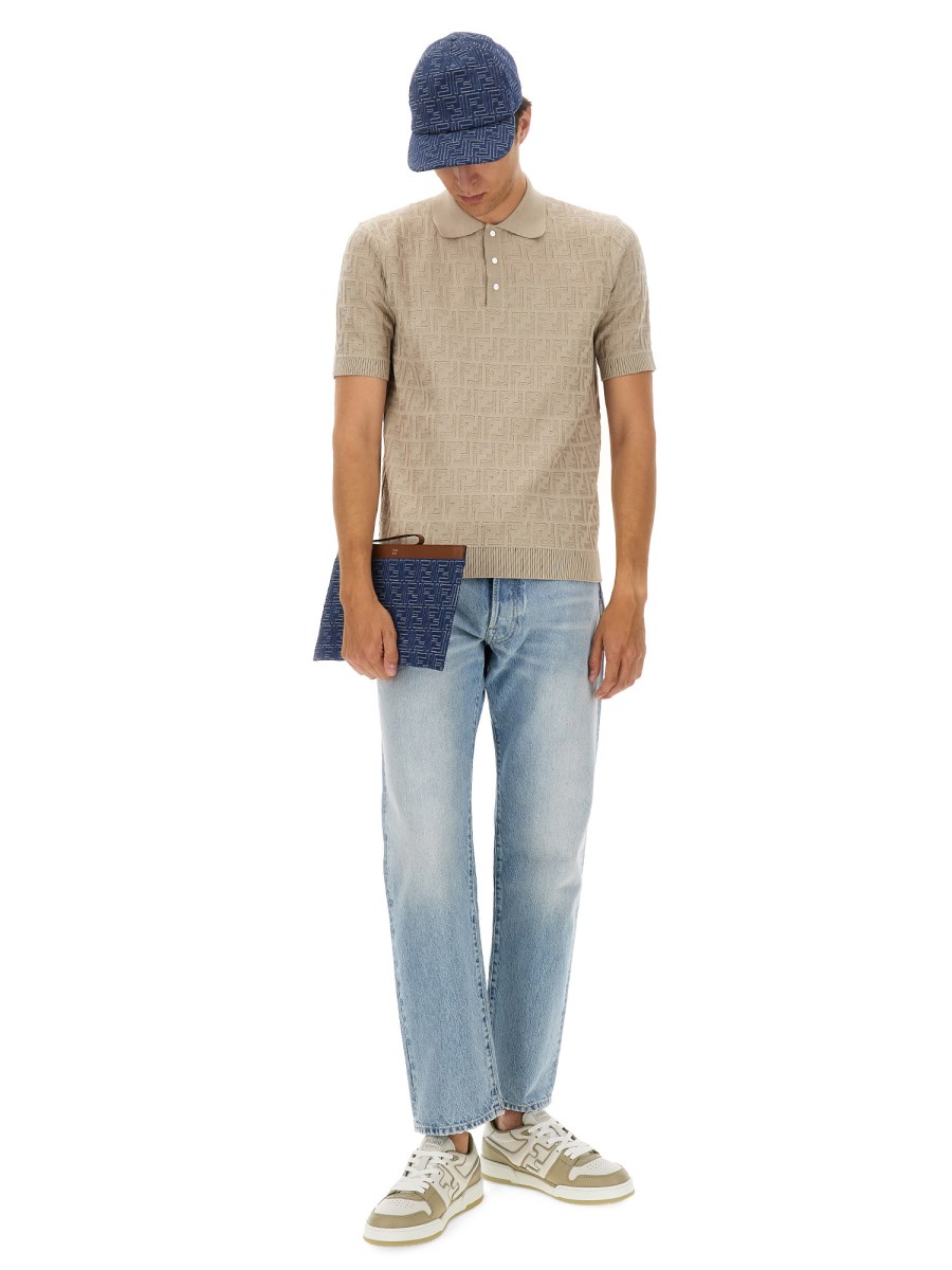 POLO IN MAGLIA DI COTONE FF
