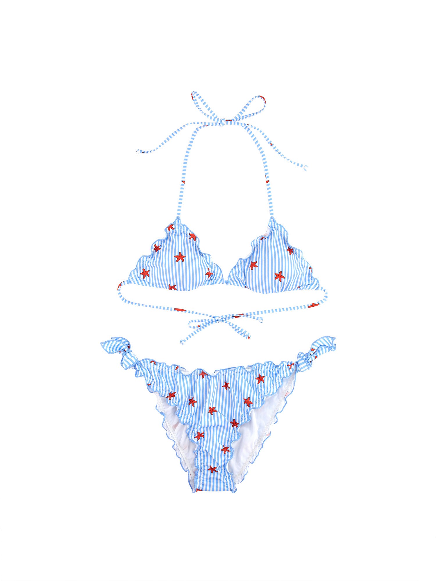 Mc2 Saint Barth Sarius Bikini Swimsuit In Blue