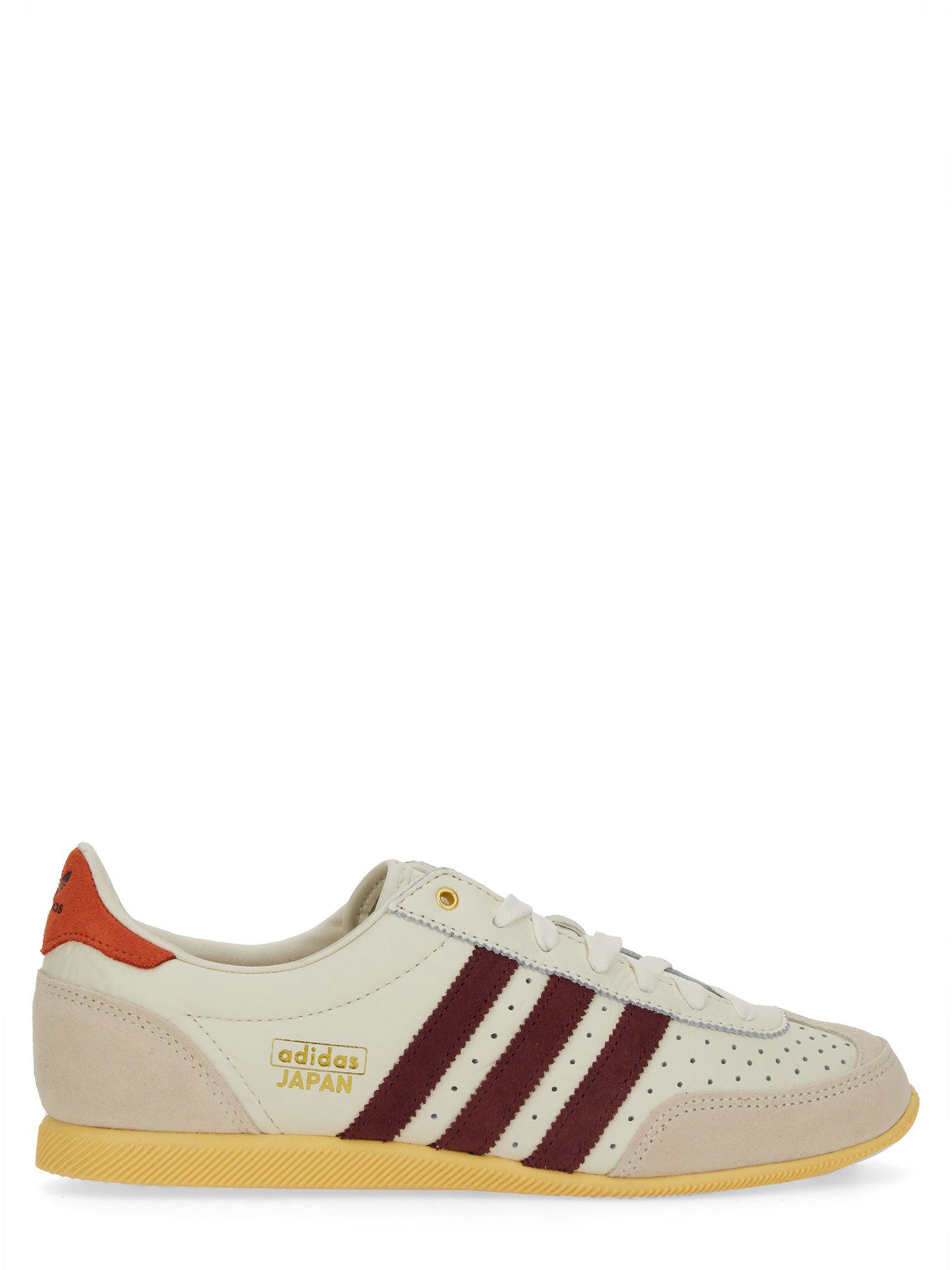 Adidas Originals Womens Offwhite Shadow Red Oran Japan Leather Low-top Trainers