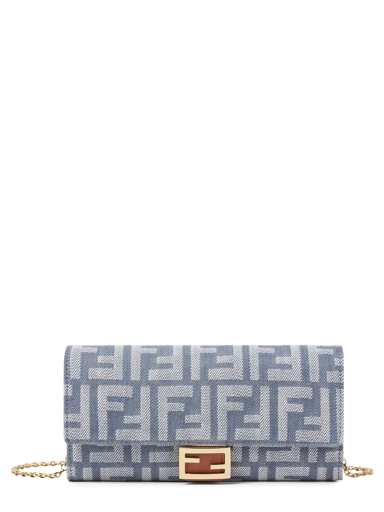 Fendi "continental Baguette" Wallet In Black