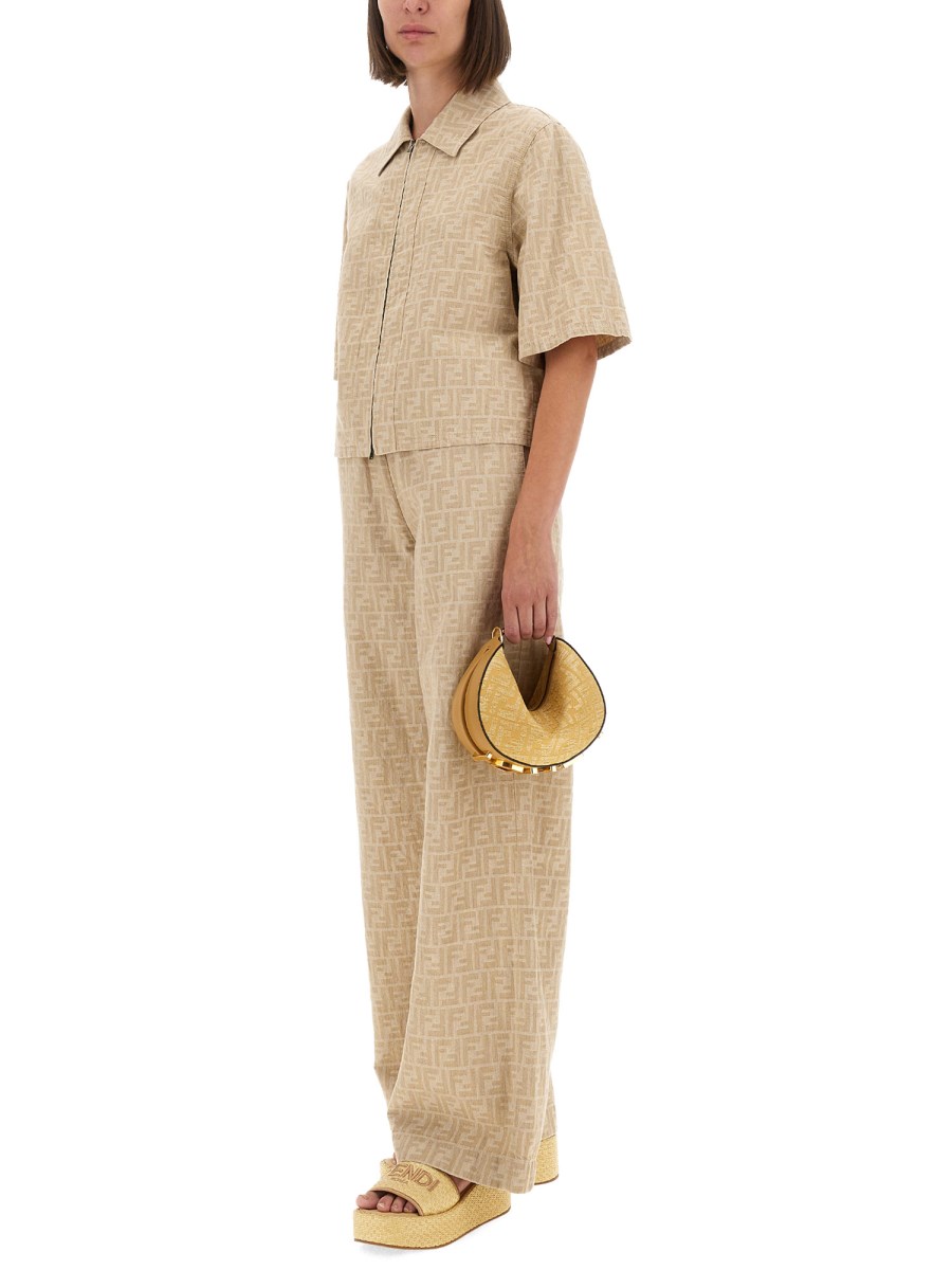 PANTALONE IN CHAMBRAY FF