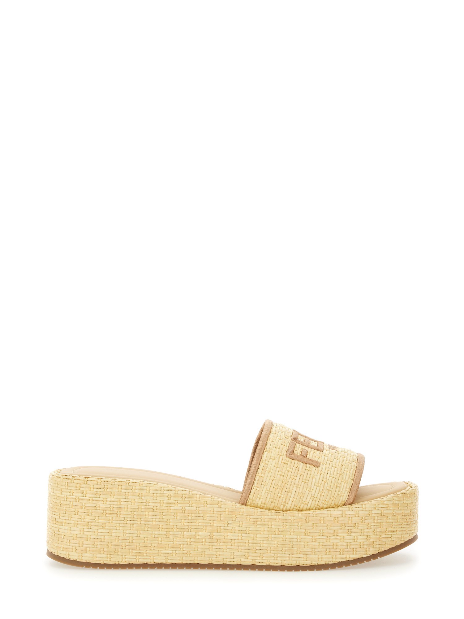 Fendi Sunshine" Flatform Slide Sandal