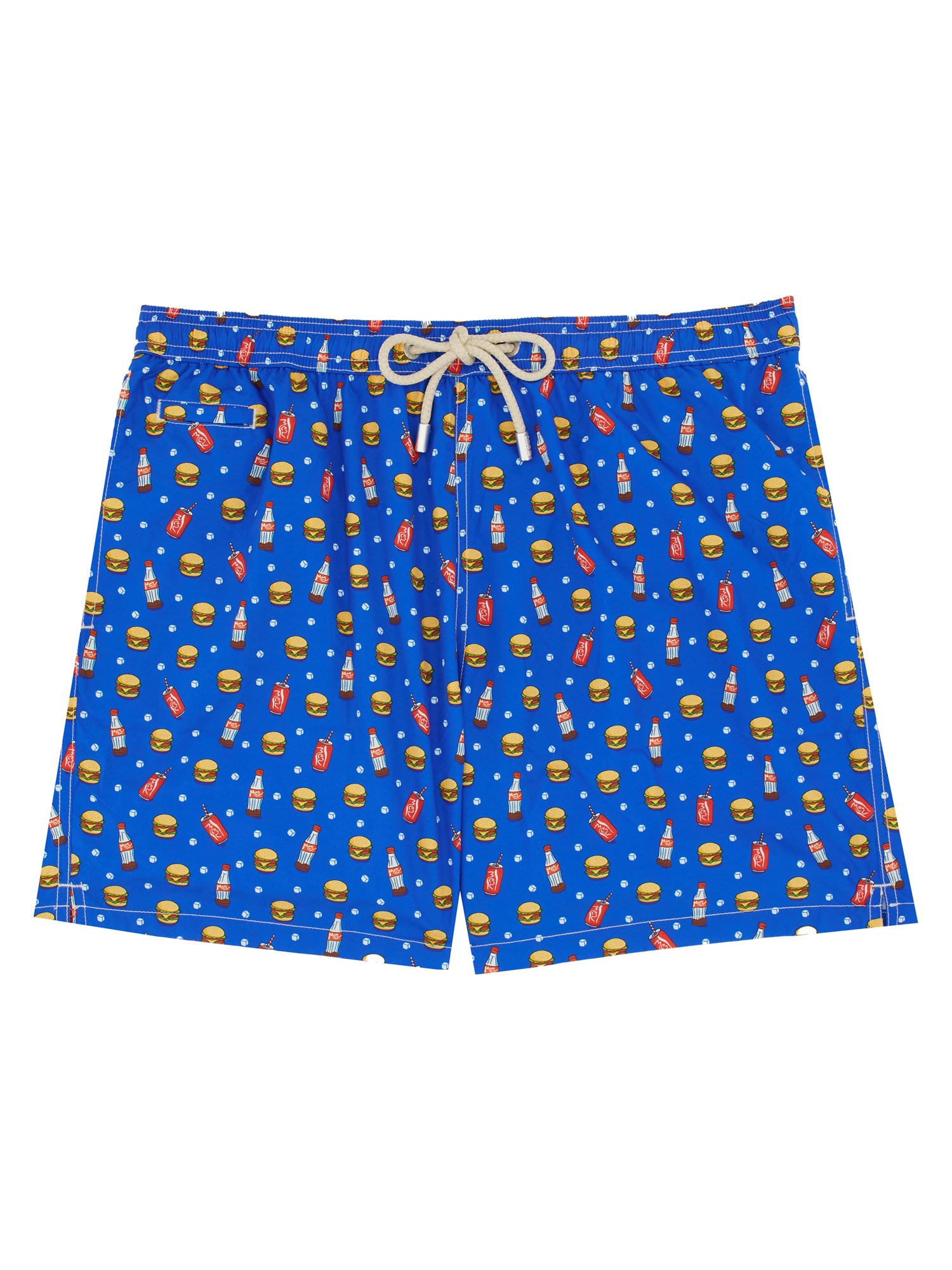 Mc2 Saint Barth Boxer Swimsuit In Azure