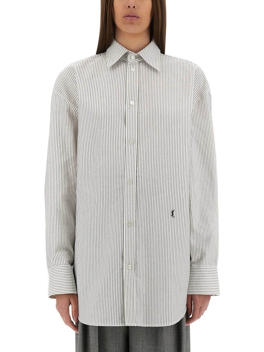 CAMICIA IN COTONE A RIGHE