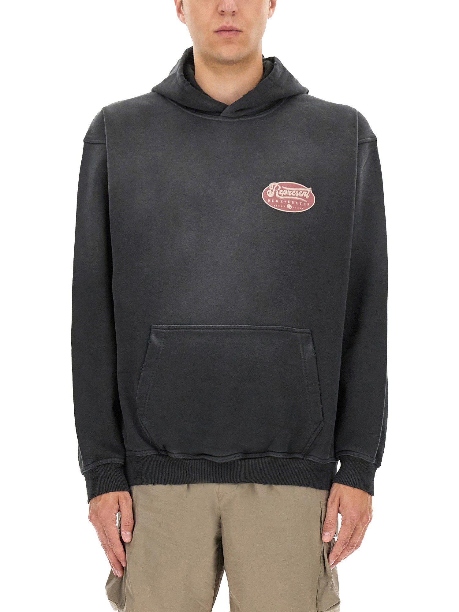 Represent British Hooded Sweatshirt With Kangaroo Pocket