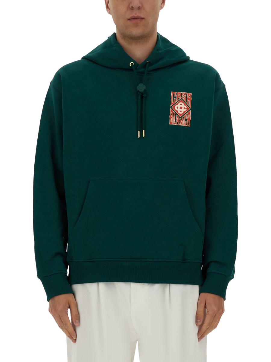 FELPA CON LOGO GOTHIC STACKED
