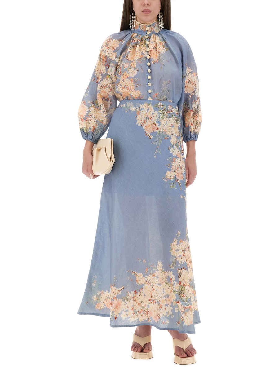 BLUSA CON MANICHE A SBUFFO CASCADIAN