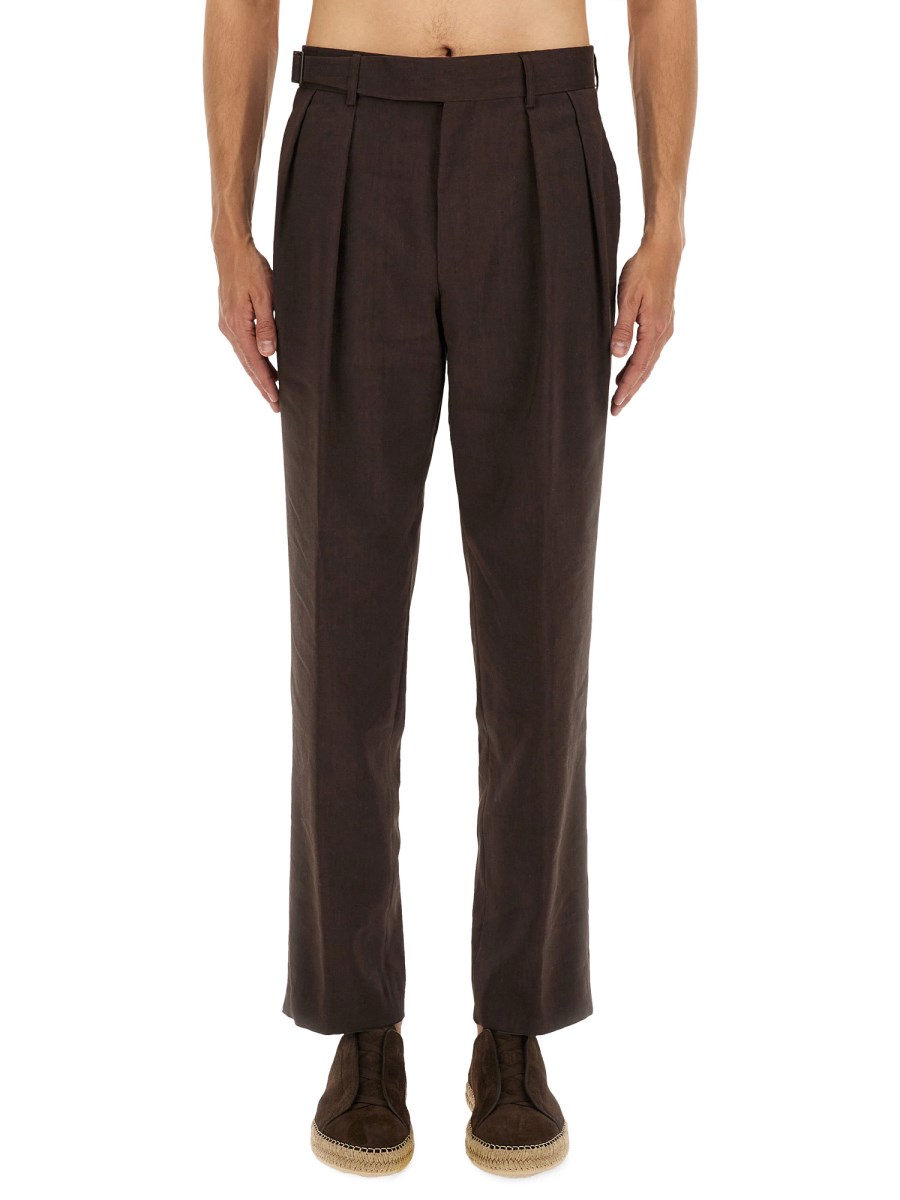 PANTALONE PORT IN LINO