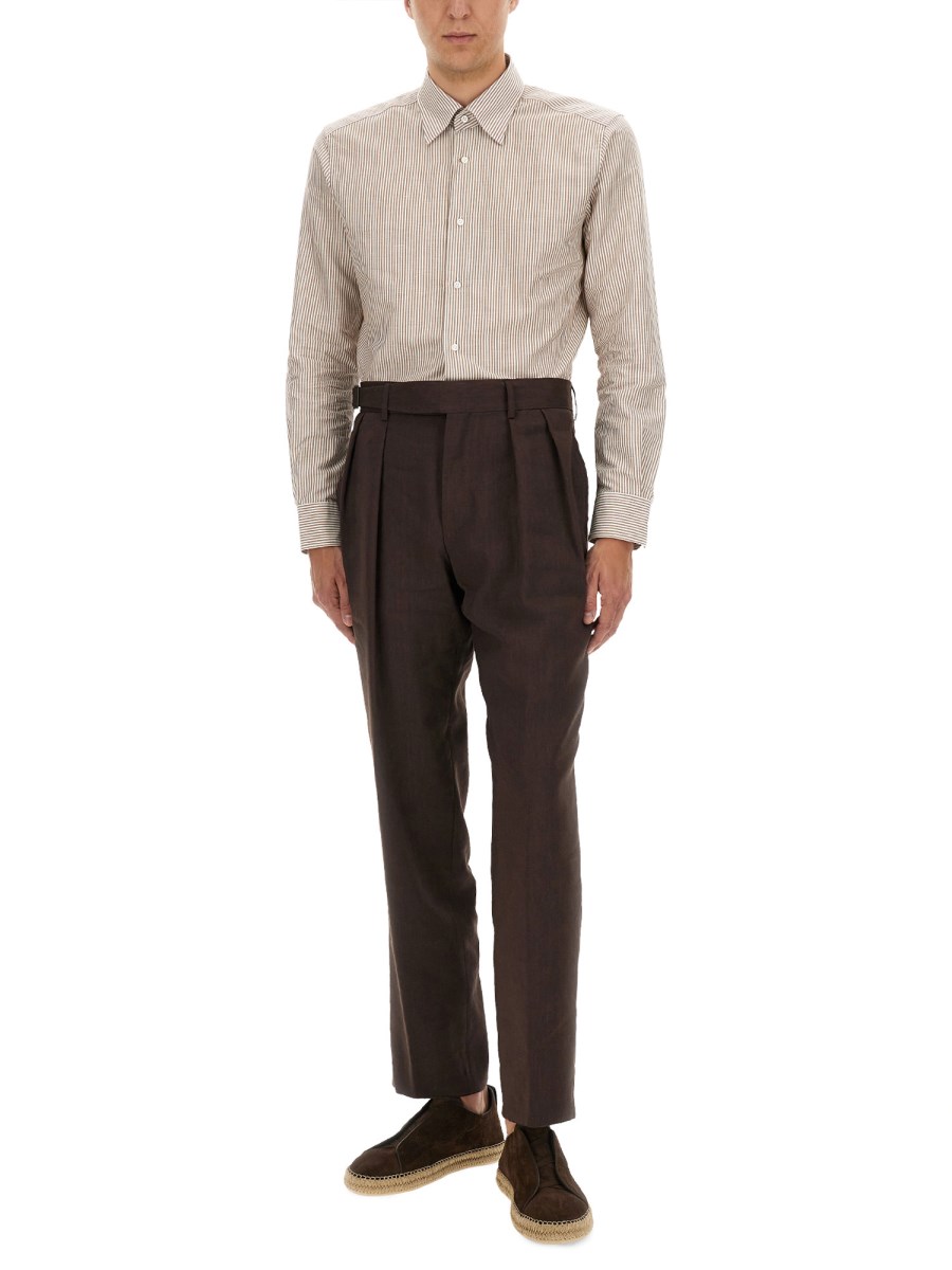 PANTALONE PORT IN LINO