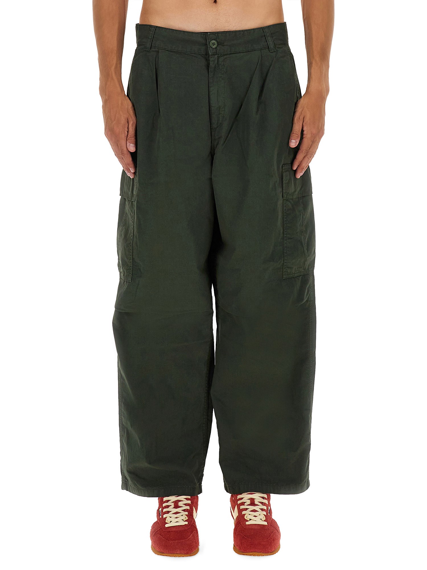 Carhartt Cargo Pants "cole" In Green