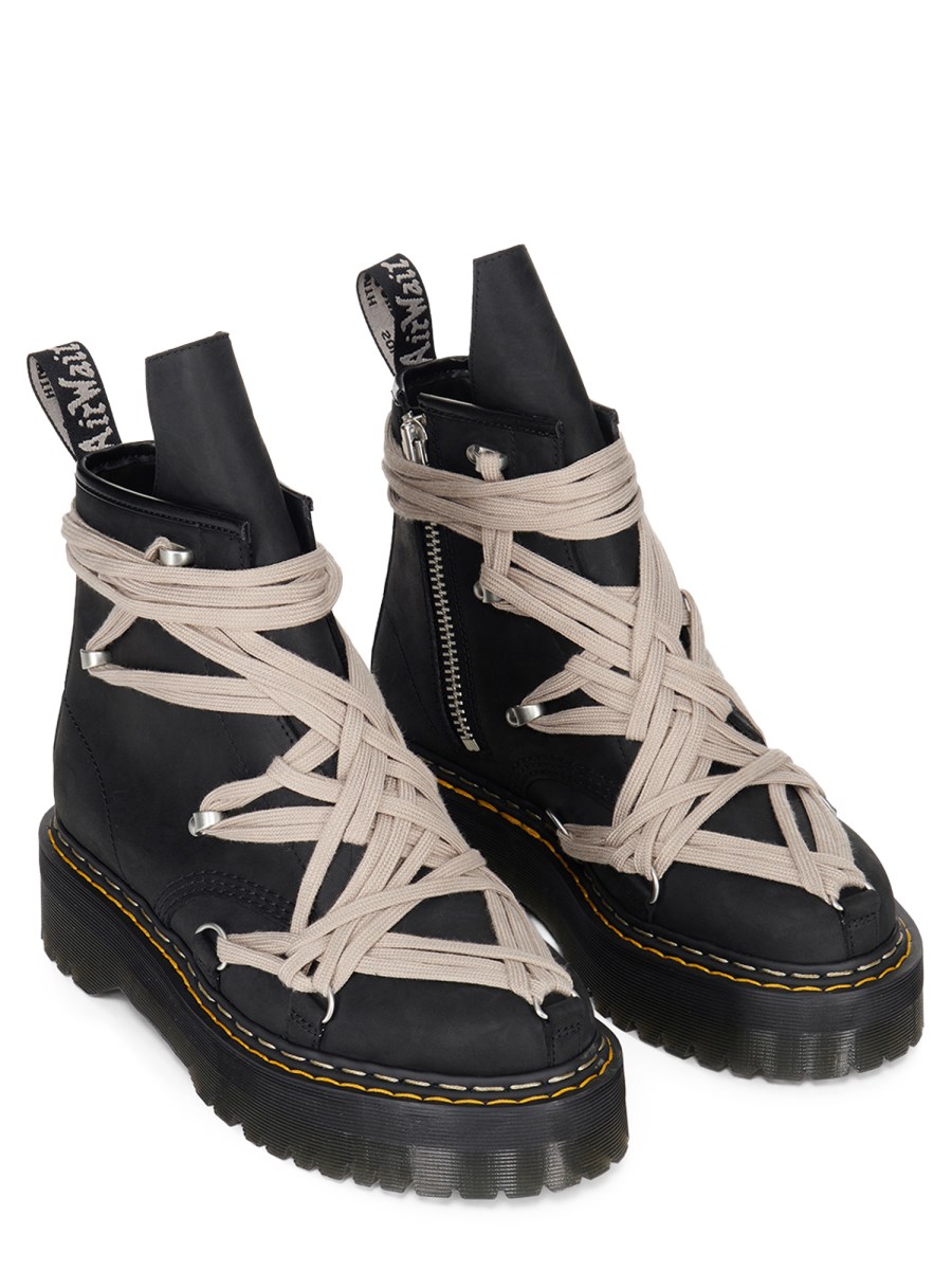 STIVALE QUAD SOLE MEGALACE® DR. MARTENS X RICK OWENS