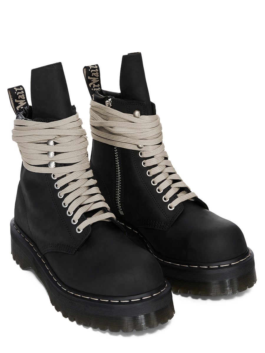STIVALE QUAD SOLE STEEL TOE DR. MARTENS X RICK OWENS
