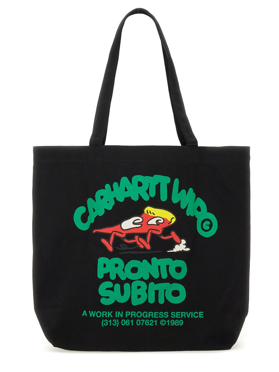 BORSA TOTE GRAPHIC CANVAS