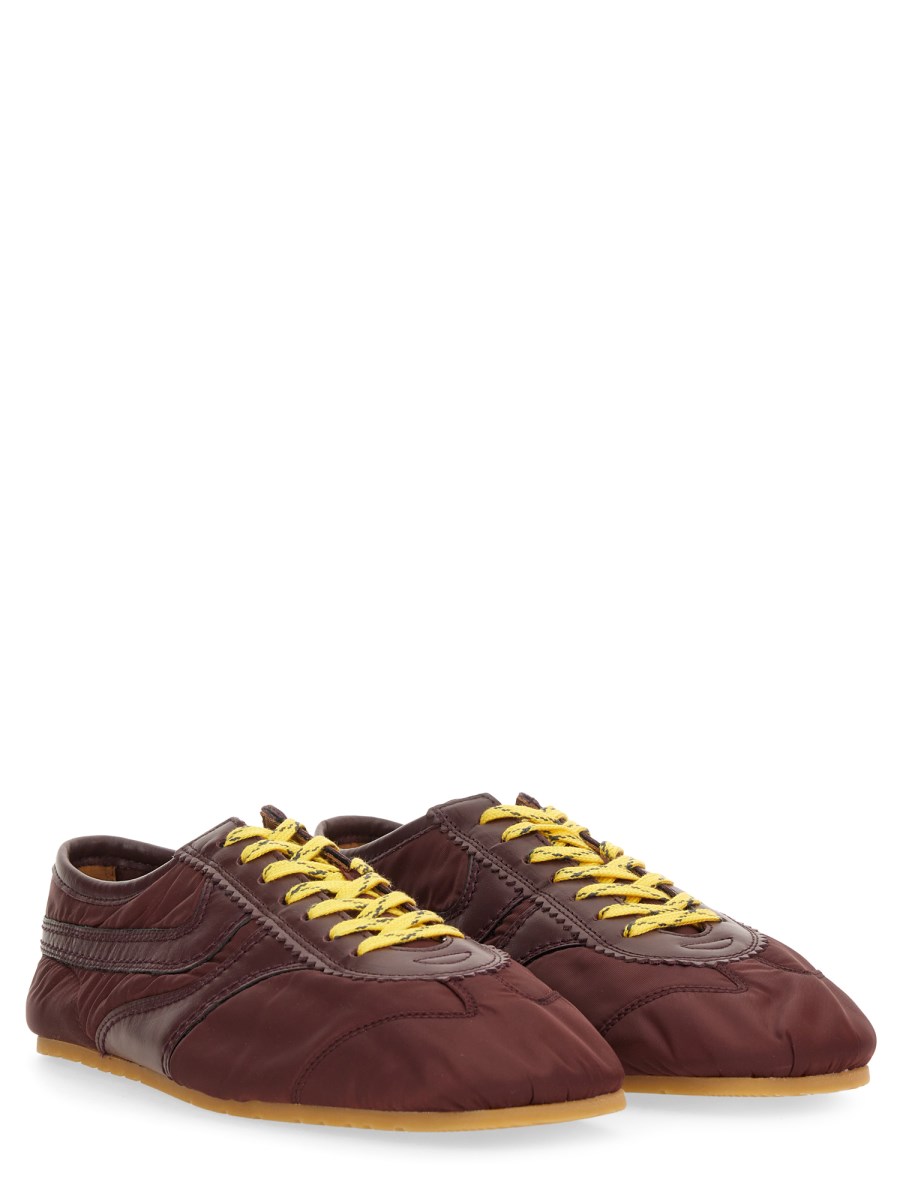 SNEAKER IN NYLON E NAPPA