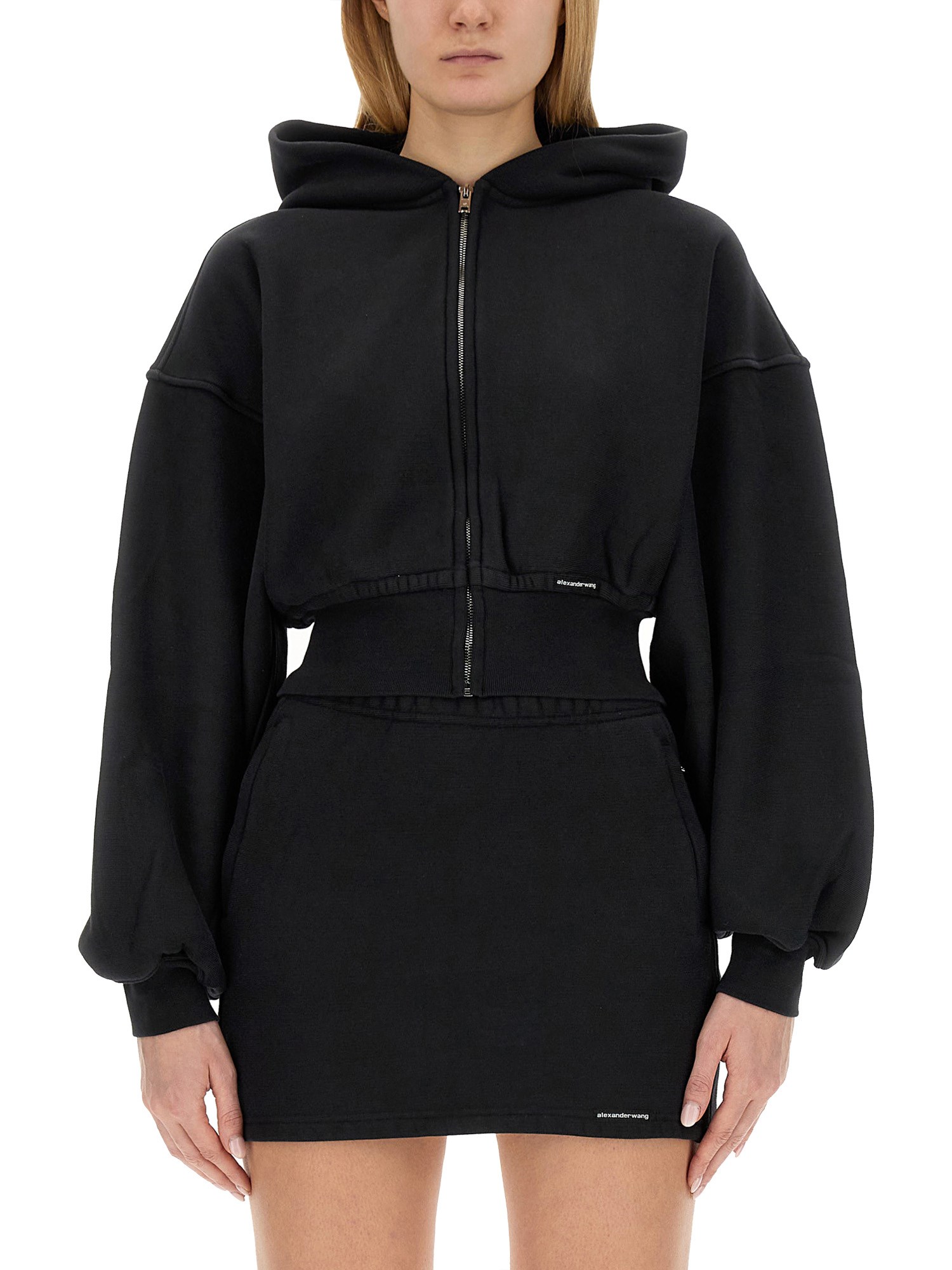 ALEXANDER WANG T ALEXANDERWANG. T SWEATSHIRT WITH LOGO 