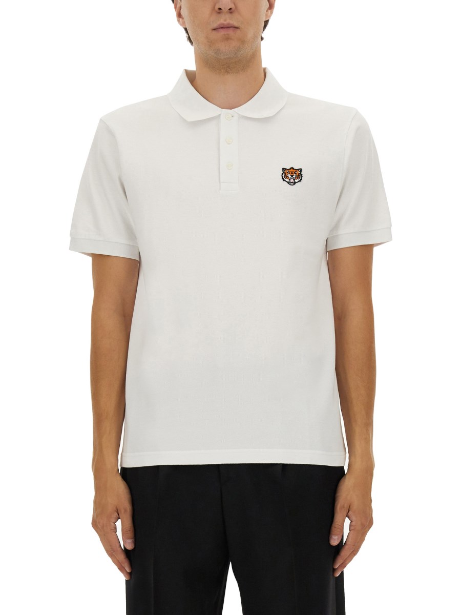 POLO CON RICAMO HAPPY TIGER
