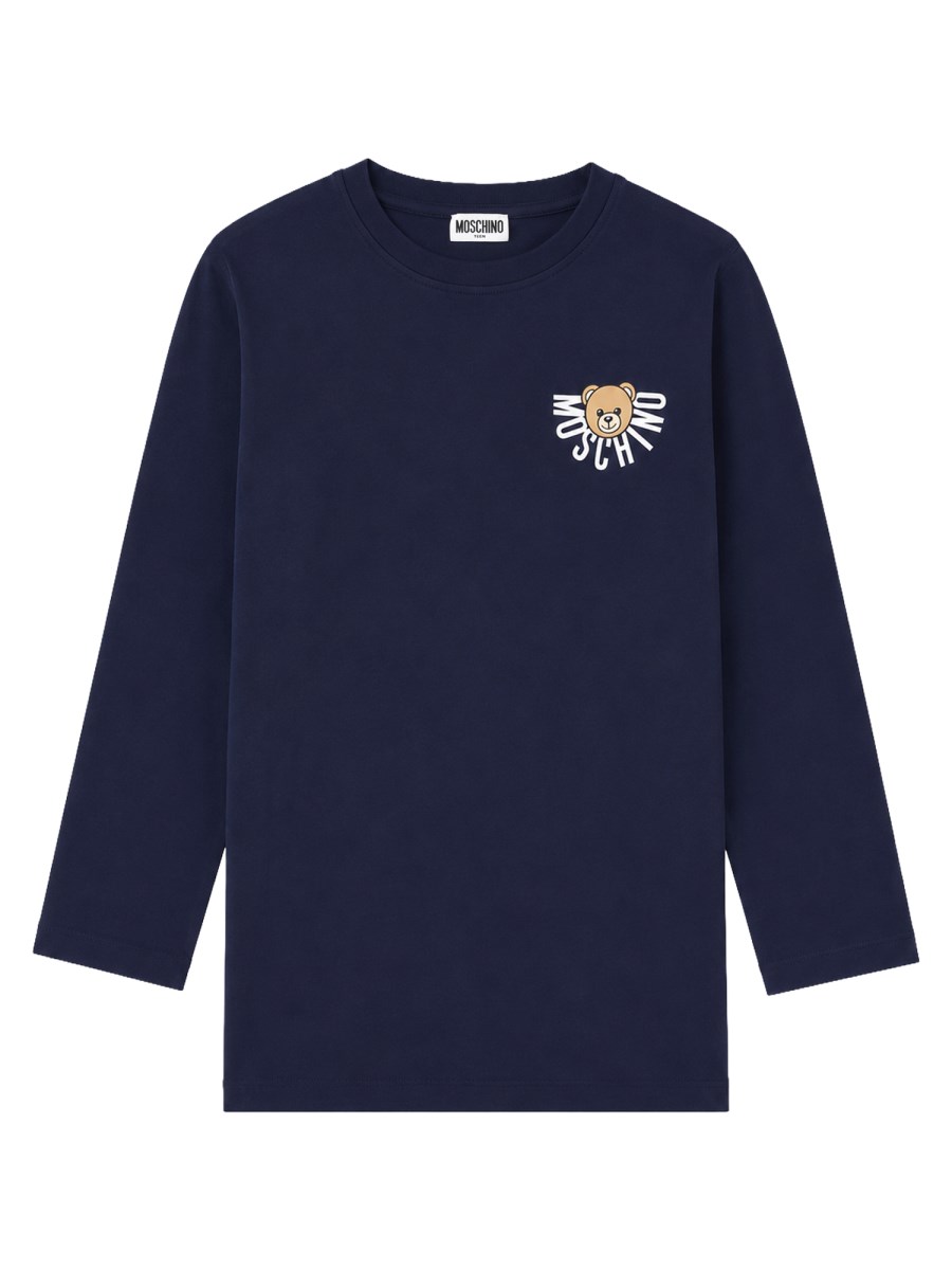 VESTITO MANICA LUNGA CON LOGO