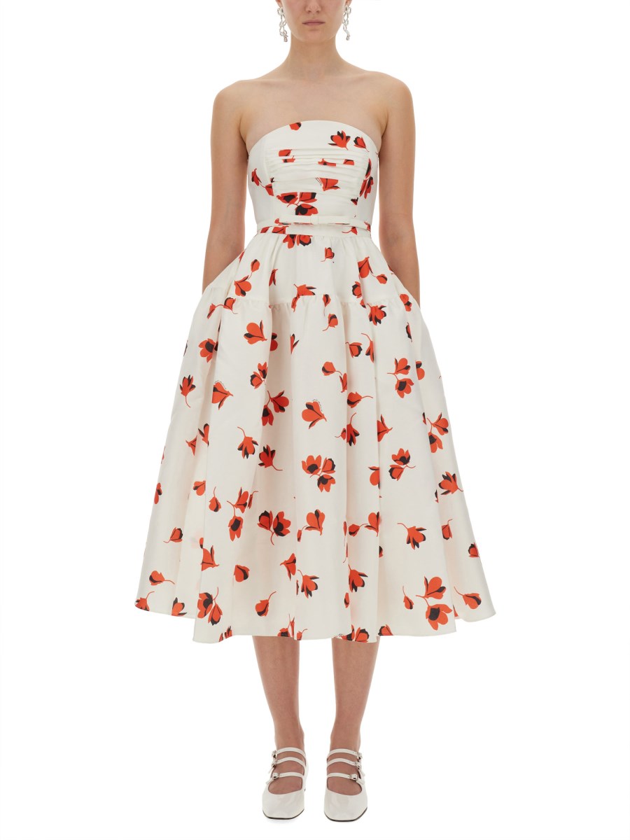 ABITO MIDI CON STAMPA FLOREALE
