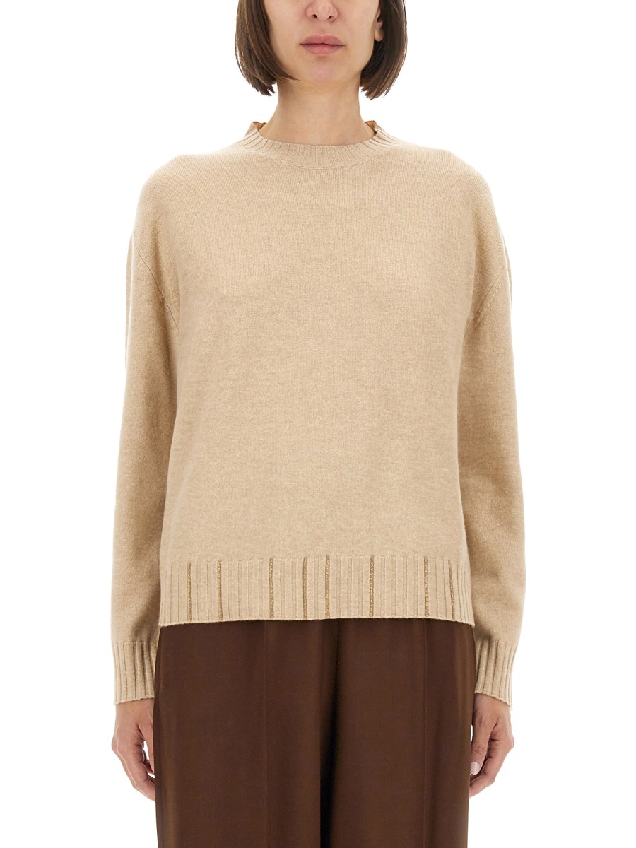 MAGLIA IN LANA, SETA E CASHMERE