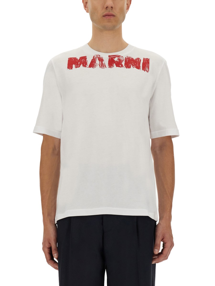 T-SHIRT IN COTONE CON MAXI STAMPA