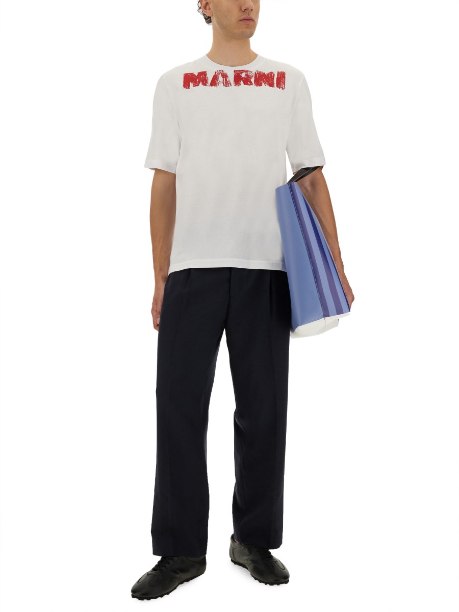 T-SHIRT IN COTONE CON MAXI STAMPA