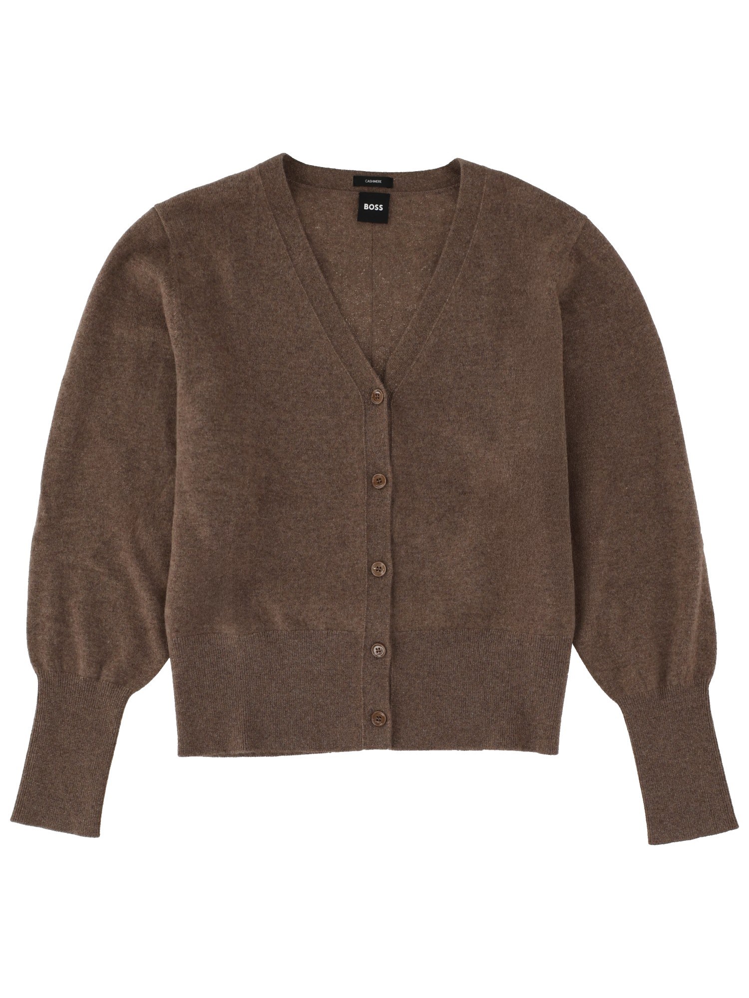 Hugo Boss Cardigan "furvona" In Brown