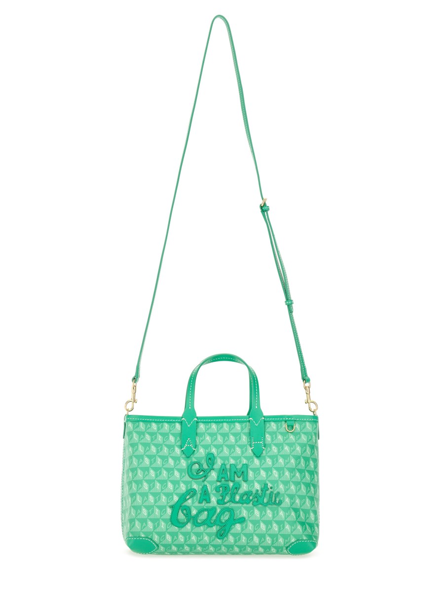 BORSA TOTE XS CON MOTIVO I AM A PLASTIC BAG