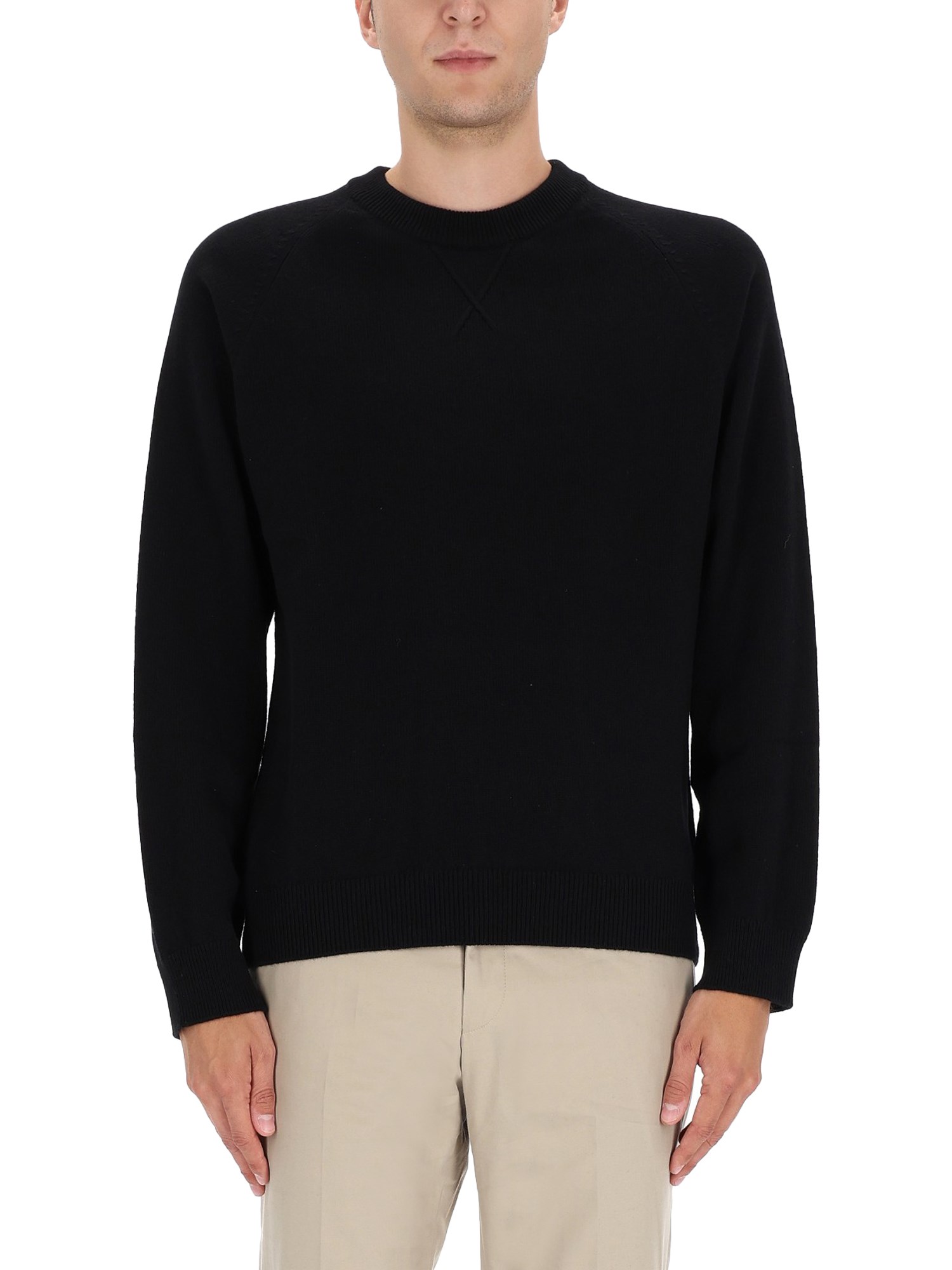 Ps By Paul Smith Ps Paul Smith Wool Jersey In Black
