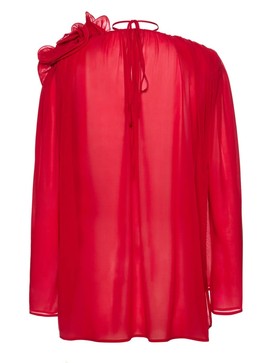 BLUSA CON FIORE 