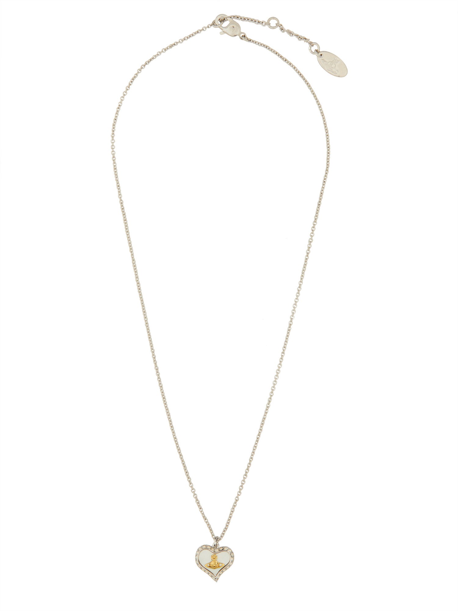 Vivienne Westwood Necklace With Pendant "petra" In Transparent