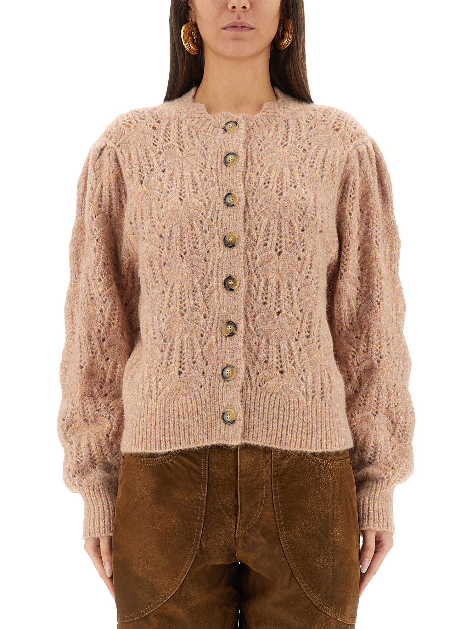 Isabel Marant Étoile Cardigan "maxine" In Brown
