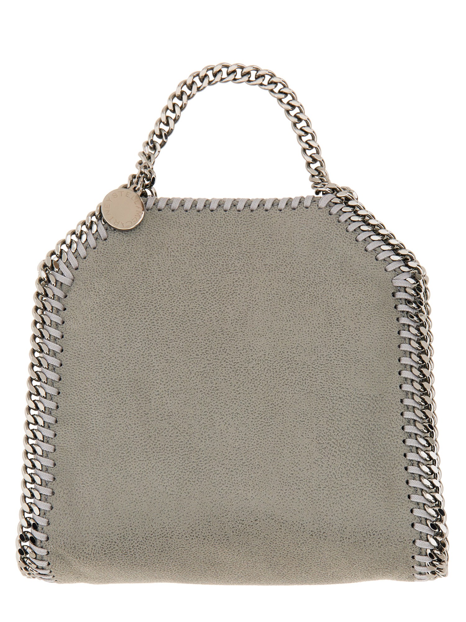 Stella Mccartney Falabella Tiny Bag In Gray