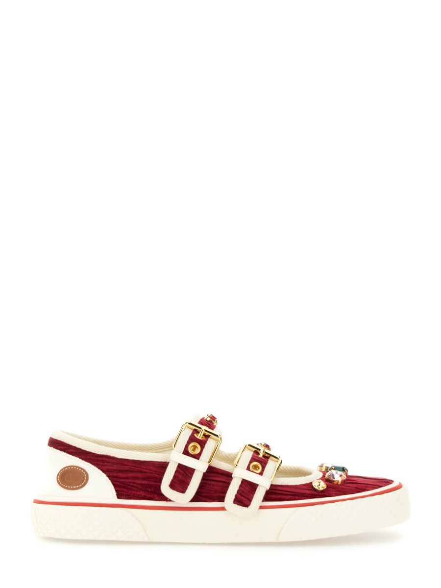 SNEAKER BALLERINA DOLLYBOARD IN VELLUTO