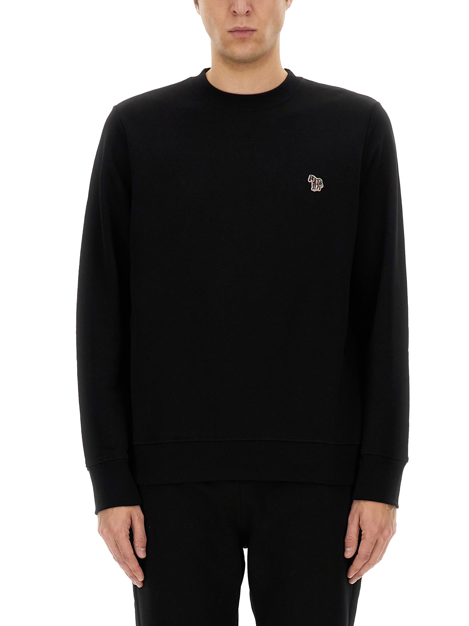 Ps By Paul Smith Ps Paul Smith Felpa Con Ricamo Zebra